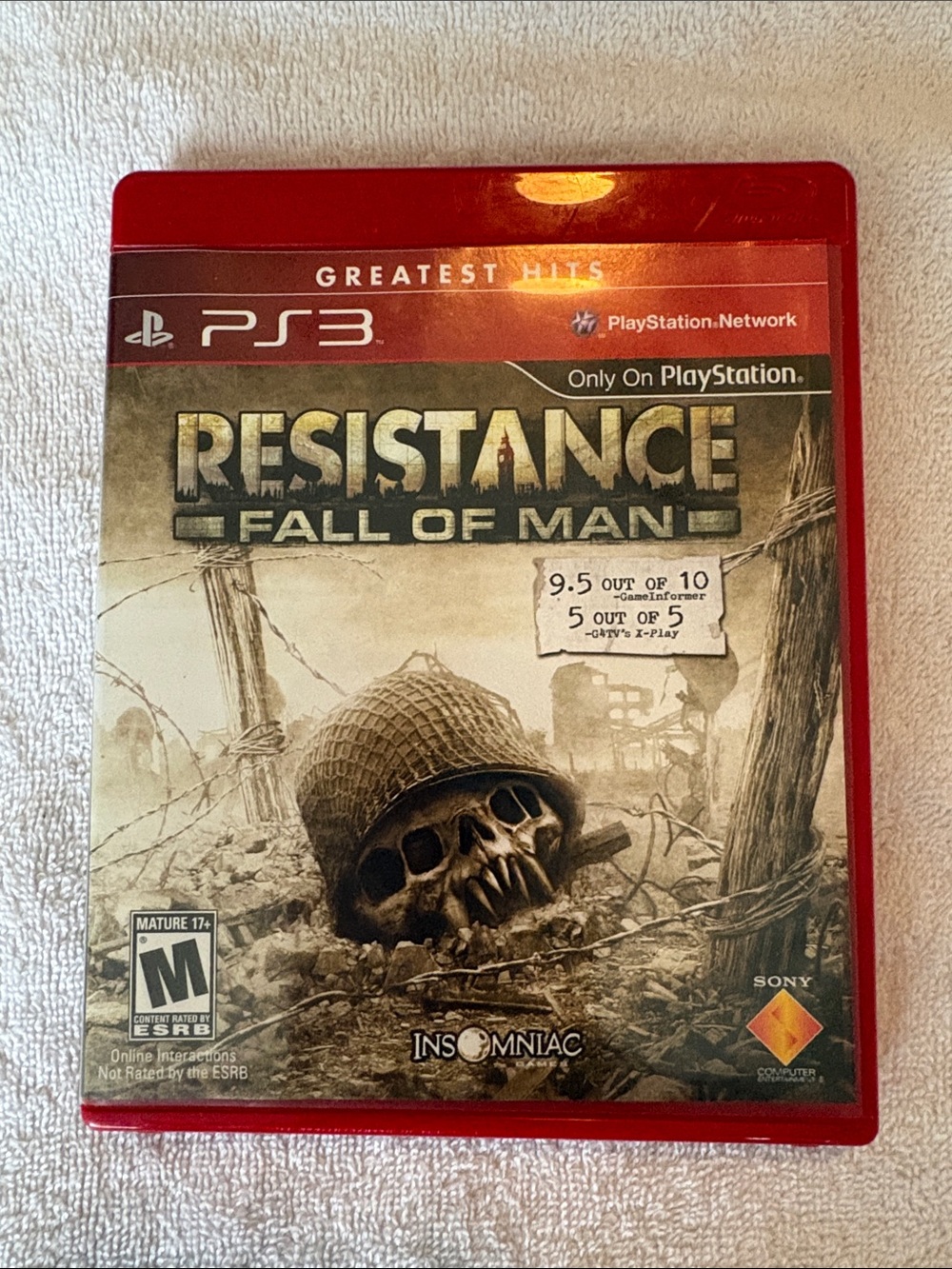 Resistance: Fall of Man PS3 CIB Excellent condition